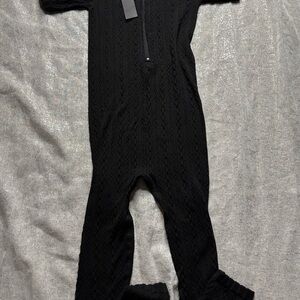 Cozy Black Womens One Piece